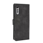 For LG Velvet Solid Color Skin Feel Magnetic Buckle Horizontal Flip Calf Texture PU Leather Case with Holder & Card Slots & Wallet(Black) - 3