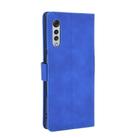 For LG Velvet Solid Color Skin Feel Magnetic Buckle Horizontal Flip Calf Texture PU Leather Case with Holder & Card Slots & Wallet(Blue) - 3