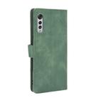 For LG Velvet Solid Color Skin Feel Magnetic Buckle Horizontal Flip Calf Texture PU Leather Case with Holder & Card Slots & Wallet(Green) - 3
