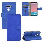 For LG Style 3 Solid Color Skin Feel Magnetic Buckle Horizontal Flip Calf Texture PU Leather Case with Holder & Card Slots & Wallet(Blue) - 1