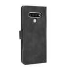 For LG Stylo 6 Solid Color Skin Feel Magnetic Buckle Horizontal Flip Calf Texture PU Leather Case with Holder & Card Slots & Wallet(Black) - 3