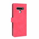 For LG Stylo 6 Solid Color Skin Feel Magnetic Buckle Horizontal Flip Calf Texture PU Leather Case with Holder & Card Slots & Wallet(Rose Red) - 3