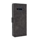 For LG V60 ThinQ 5G Solid Color Skin Feel Magnetic Buckle Horizontal Flip Calf Texture PU Leather Case with Holder & Card Slots & Wallet(Black) - 3