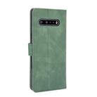 For LG V60 ThinQ 5G Solid Color Skin Feel Magnetic Buckle Horizontal Flip Calf Texture PU Leather Case with Holder & Card Slots & Wallet(Green) - 3