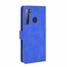 For HTC Desire 20 Pro Solid Color Skin Feel Magnetic Buckle Horizontal Flip Calf Texture PU Leather Case with Holder & Card Slots & Wallet(Blue) - 3