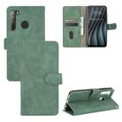 For HTC Desire 20 Pro Solid Color Skin Feel Magnetic Buckle Horizontal Flip Calf Texture PU Leather Case with Holder & Card Slots & Wallet(Green) - 1