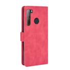 For HTC Desire 20 Pro Solid Color Skin Feel Magnetic Buckle Horizontal Flip Calf Texture PU Leather Case with Holder & Card Slots & Wallet(Rose Red) - 3