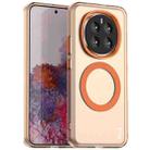 For Honor Magic7 IMAK Candy Series Shockproof MagSafe Phone Case(Orange) - 1