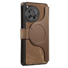 For OnePlus 12 CaseNeo MagSafe RFID Anti-theft Retro Leather Phone Case(Brown) - 3