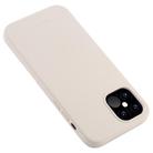 For iPhone 12 / 12 Pro GOOSPERY SILICONE Solid Color Soft Liquid Silicone Shockproof Soft TPU Case(Stone Grey) - 2