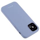 For iPhone 12 / 12 Pro GOOSPERY SILICONE Solid Color Soft Liquid Silicone Shockproof Soft TPU Case(Lavender Grey) - 2