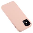 For iPhone 12 Pro Max GOOSPERY SILICONE Solid Color Soft Liquid Silicone Shockproof Soft TPU Case(Pink) - 2