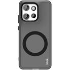 For Motorola Moto S50 IMAK Chocolate Series TPU + PET MagSafe Phone Case(Black) - 2