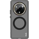 For Realme 14 Pro IMAK Chocolate Series TPU + PET MagSafe Phone Case(Black) - 2