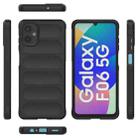 For Samsung Galaxy F06 5G Magic Shield TPU + Flannel Phone Case(Black) - 3