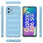 For Samsung Galaxy F06 5G Magic Shield TPU + Flannel Phone Case(Light Blue) - 3