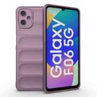 For Samsung Galaxy F06 5G Magic Shield TPU + Flannel Phone Case(Purple) - 1