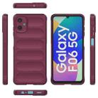 For Samsung Galaxy F06 5G Magic Shield TPU + Flannel Phone Case(Wine Red) - 3