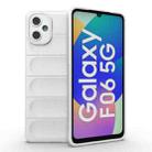 For Samsung Galaxy F06 5G Magic Shield TPU + Flannel Phone Case(White) - 1
