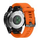 For Garmin QuickFit 20mm Kalebol Dot Texture Silicone Watch Band(Orange) - 2