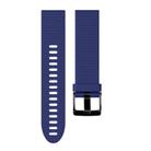 For Garmin QuickFit 20mm Kalebol Dot Texture Silicone Watch Band(Dark Blue) - 3