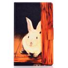 For Samsung Galaxy Tab S8 / Galaxy Tab S7 T870 Electric Horizontal TPU Painted Flat Leather Case with Sleep Function & Pen Cover & Card Slot & Holder(Bugs Bunny) - 1