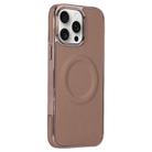 For iPhone 13 Pro Max Electroplating Soft Side Sticker Leather MagSafe Phone Case(Gold) - 1