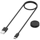 For Amazfit Bip 6 / Active 2 USB-C / Type-C Interface Adapter Split Smart Watch Charging Cable Set, Length: 1m(Black) - 3