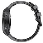 For Garmin QuickFit 20mm Kalebol Ladder Silicone Watch Band(Black) - 3