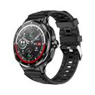 D11 1.46 inch 2 in 1 Bluetooth Earphone Smart Watch, Support Bluetooth Call / NFC / Heart Rate(Black) - 2