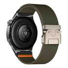 20mm Parachute Buckle Elastic Nylon Watch Band(Army Green) - 1
