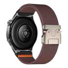 22mm Parachute Buckle Elastic Nylon Watch Band(Smoky Purple) - 1