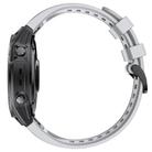 For Garmin QuickFit 22mm Kalebol Ladder Silicone Watch Band(Grey) - 3