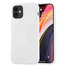 For iPhone 12 mini GOOSPERY SOFT FEELING Liquid TPU Shockproof Soft Case(White) - 1