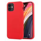 For iPhone 12 mini GOOSPERY SOFT FEELING Liquid TPU Shockproof Soft Case(Red) - 1