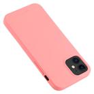 For iPhone 12 mini GOOSPERY SOFT FEELING Liquid TPU Shockproof Soft Case(Pink) - 2