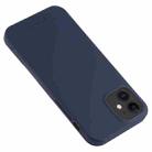 For iPhone 12 mini GOOSPERY SOFT FEELING Liquid TPU Shockproof Soft Case(Navy Blue) - 2