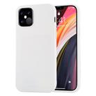 For iPhone 12 / 12 Pro GOOSPERY SOFT FEELING Liquid TPU Shockproof Soft Case(White) - 1