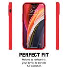 For iPhone 12 / 12 Pro GOOSPERY SOFT FEELING Liquid TPU Shockproof Soft Case(Red) - 3