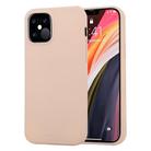 For iPhone 12 / 12 Pro GOOSPERY SOFT FEELING Liquid TPU Shockproof Soft Case(Light Pink) - 1