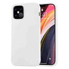 For iPhone 12 Pro Max GOOSPERY SOFT FEELING Liquid TPU Shockproof Soft Case(White) - 1