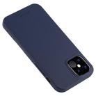 For iPhone 12 Pro Max GOOSPERY SOFT FEELING Liquid TPU Shockproof Soft Case(Navy Blue) - 2