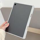 For Samsung Galaxy Tab S9 X710 Frosted Acrylic PC Tablet Case with Pen Slot(White) - 2