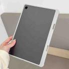 For Samsung Galaxy Tab S6 Lite P610 Frosted Acrylic PC Tablet Case with Pen Slot(White) - 2