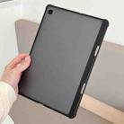 For Samsung Galaxy Tab S9 FE+ X610 Frosted Acrylic PC Tablet Case with Pen Slot(Black) - 2