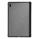 For Samsung Galaxy Tab S8+ X800 Frosted Acrylic PC Tablet Case with Pen Slot(Black) - 1