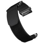 For Garmin QuickFit 26mm Kalebol Loop Nylon Buckle Watch Band(Black) - 3