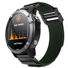 For Garmin QuickFit 26mm Kalebol Loop Nylon Buckle Watch Band(Army Green) - 1