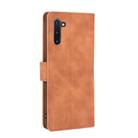 For Samsung Galaxy Note10 Solid Color Skin Feel Magnetic Buckle Horizontal Flip Calf Texture PU Leather Case with Holder & Card Slots & Wallet(Brown) - 3