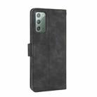 For Samsung Galaxy Note20 Solid Color Skin Feel Magnetic Buckle Horizontal Flip Calf Texture PU Leather Case with Holder & Card Slots & Wallet(Black) - 3